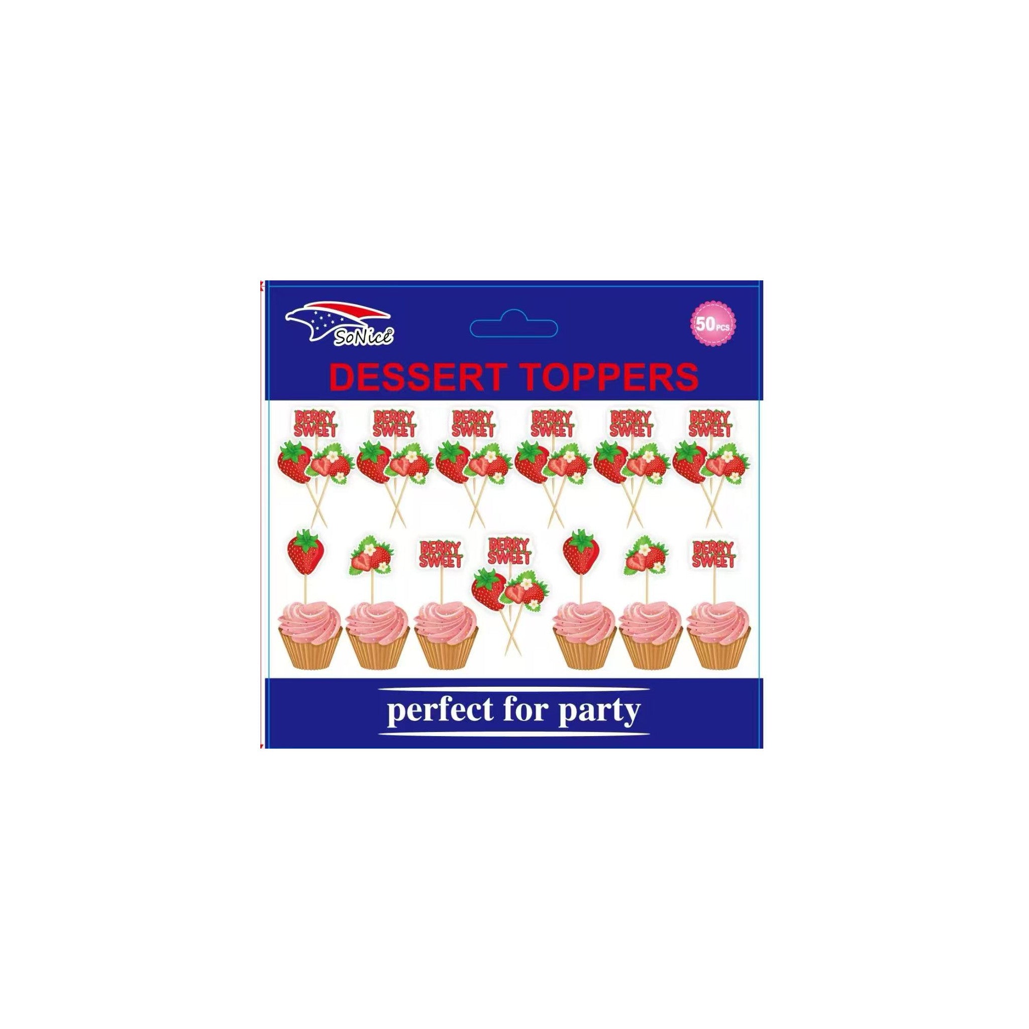 Dessert Picks Strawberry